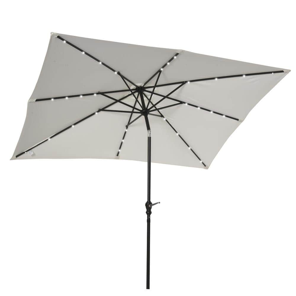 8.8 ft. Steel Market Tilt Patio Umbrella in White price history on PriceWatchPro
