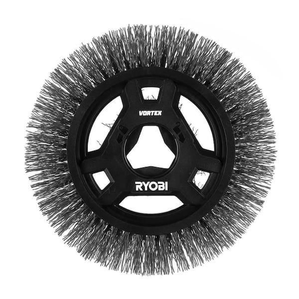 RYOBI 7 in. VORTEX Hard Bristle Brush A95HRB7 - The Home Depot