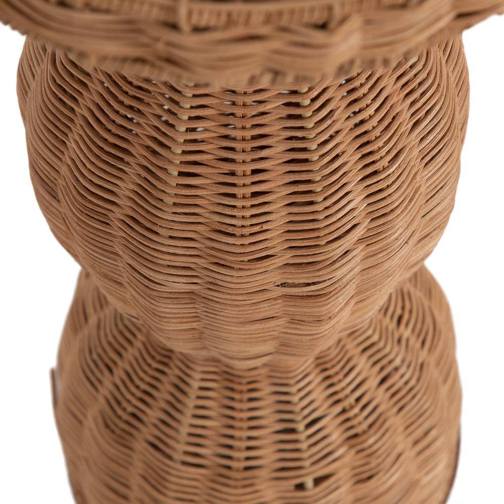 Sula 10 in. Natural Round Natural Material End Table - thumbnail 5