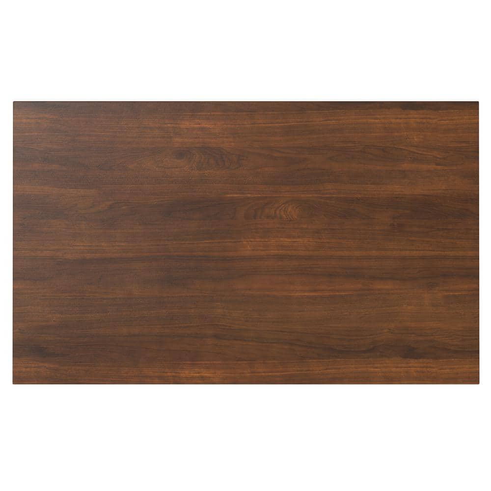 Eastwood 66" Walnut Contemporary Rectangular Dining Table