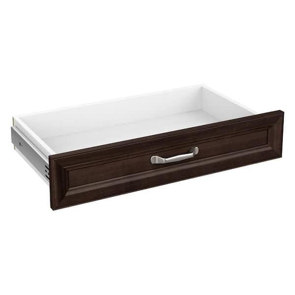 ClosetMaid Style+ 5 in. x 25 in. Modern Walnut Traditional Drawer Kit for 25 in. W Style+ Tower