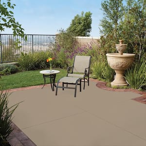 5 gal. #PFC-33 Washed Khaki Solid Color Flat Interior/Exterior Concrete Stain