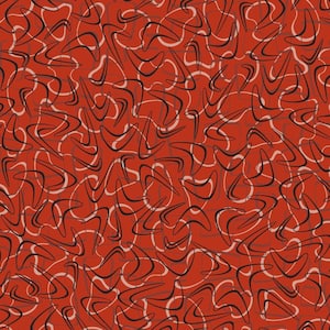 2 in. x 3 in. Laminate Sheet Sample in Retro Renovation Ruby with Standard Matte Finish