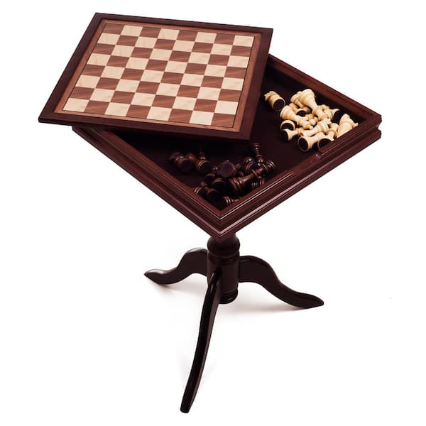 Hey! Play! Wooden Chess and Backgammon Table Set W350028 - The