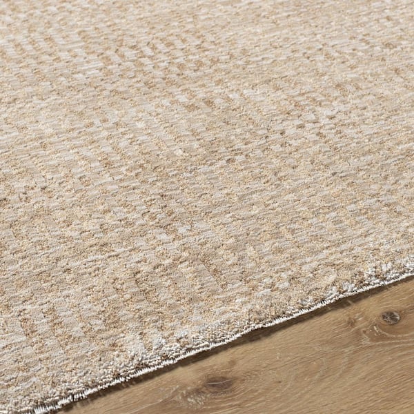 Masterpiece 7 ft. x 10 ft. Beige/Tan Solid Color Indoor Area Rug