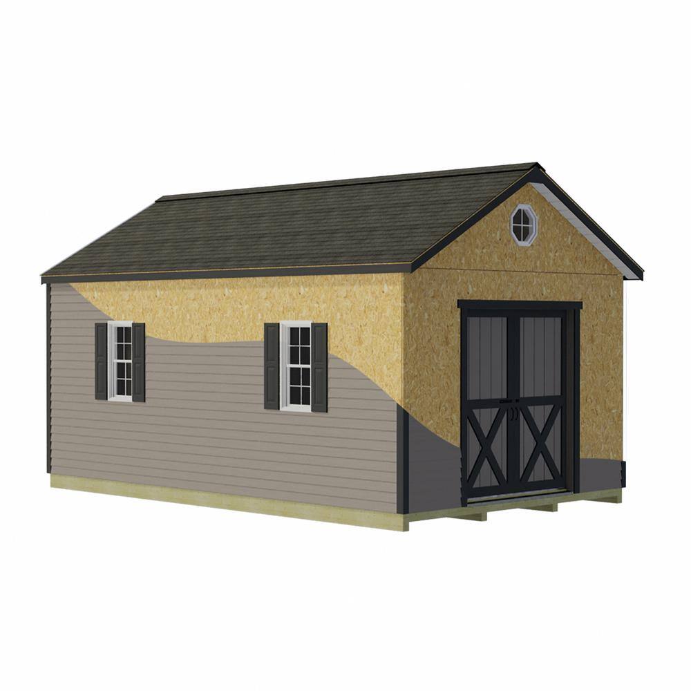 Best Barns South Dakota 12 ft. x 16 ft. Prepped for Vinyl Storage Shed