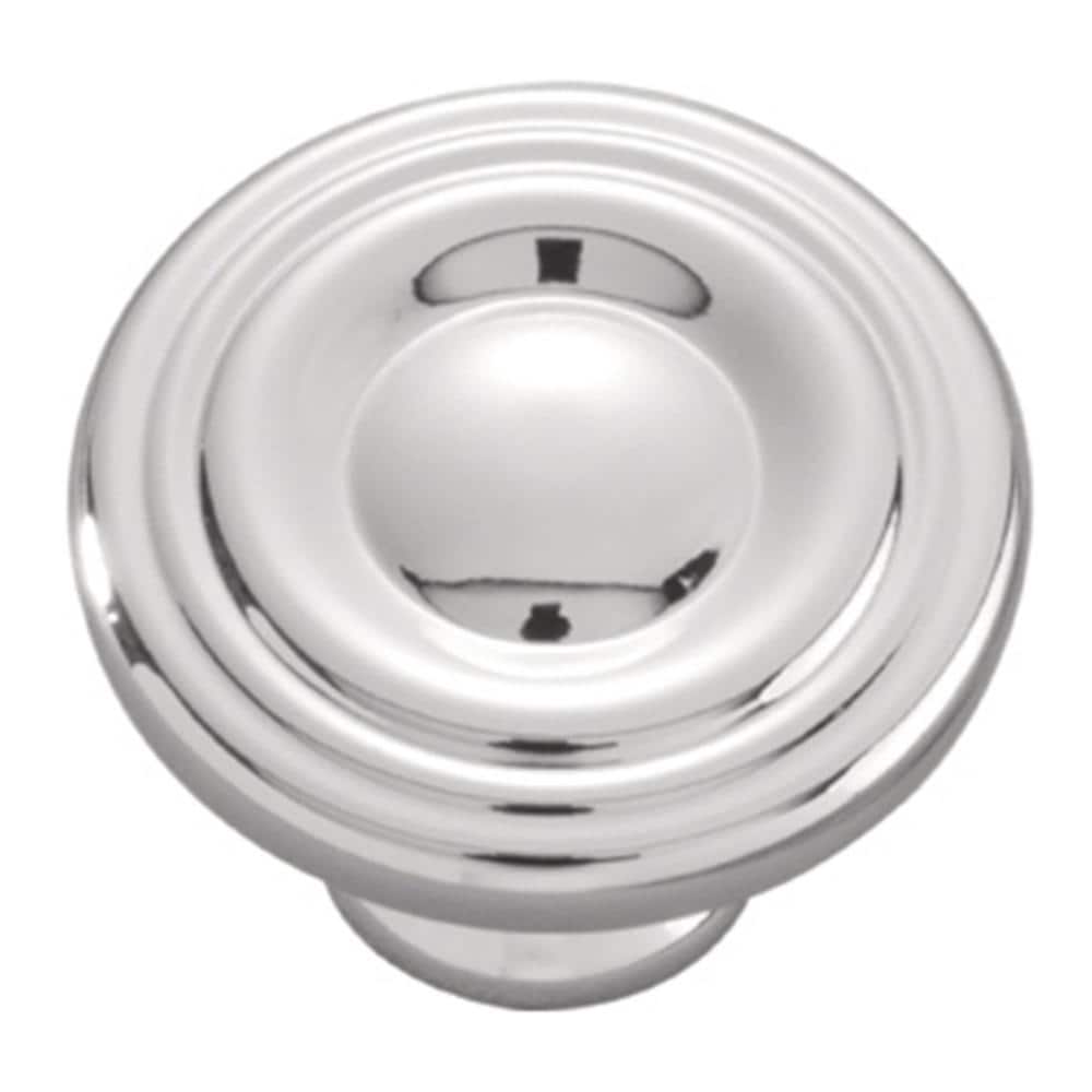 Conquest Collection 1-3/16 in. Dia Chrome Finish Cabinet Door and Drawer Knob (25-Pack) price history on PriceWatchPro