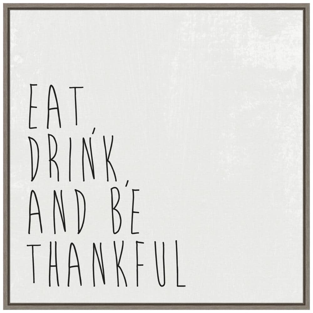 22 in. Give Thanks II Fall/Thanksgiving Framed Canvas Box Wall Art price history on PriceWatchPro