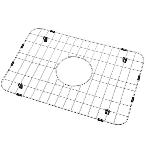 SERENE VALLEY 18.07 in. x 12.56 in. Center Drain Stainless Steel Sink Grid