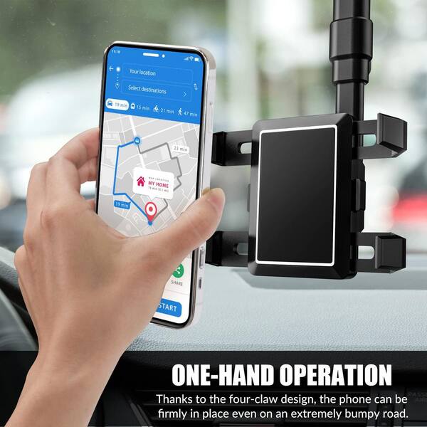 4-Pack Collapsible Phone Grip & Stand - 360° Rotating Sticker Mount For All Phones