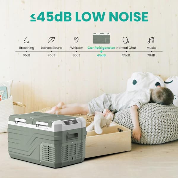 Alpicool 25 12-Volt Car Refrigerator Dual Zone Car Fridge