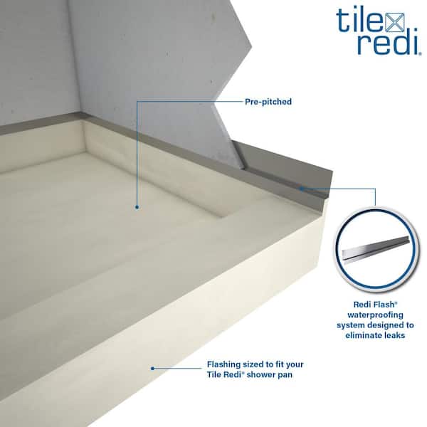 Tile Redi Flash Waterproof, Tile Redi Shower Pan Installation