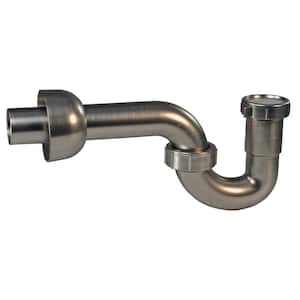 1-1/2 in. ABS Slip-Joint P-Trap in Satin Nickel