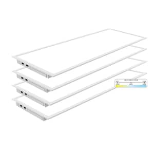 2 ft. x 4 ft. Integrated Backlit LED Panel 3-Color Changing Temperatures Wattage Selectable Dimmable 120-277V (4-Pack)