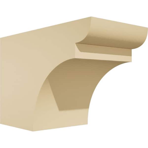 Ekena Millwork Standard Yorktown 6 in. W x 8 in. H x 12 in. D Signature Urethane Rafter Tail Outlooker