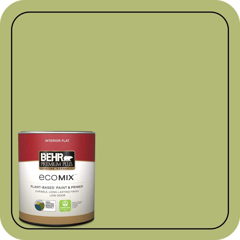 1 qt. #410D-4 Asparagus Flat EcoMix Plant-Based Interior Paint & Primer price history on PriceWatchPro