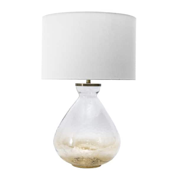 nuLOOM Brea 26 in. Gray Traditional Table Lamp with Shade