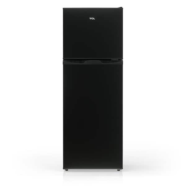 4.7 cu. ft. 2-Door Mini Refrigerator in Black with Top Freezer
