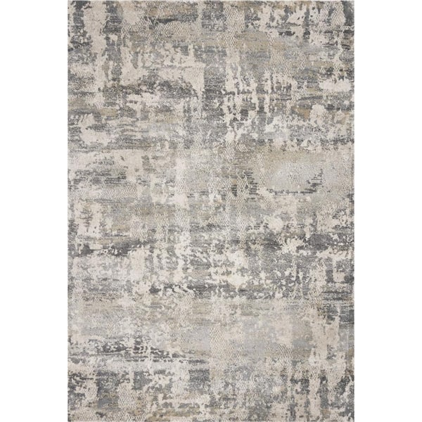 HomeRoots Bernadette Natural 8 ft. x 13 ft. Solid Polypropylene Area Rug