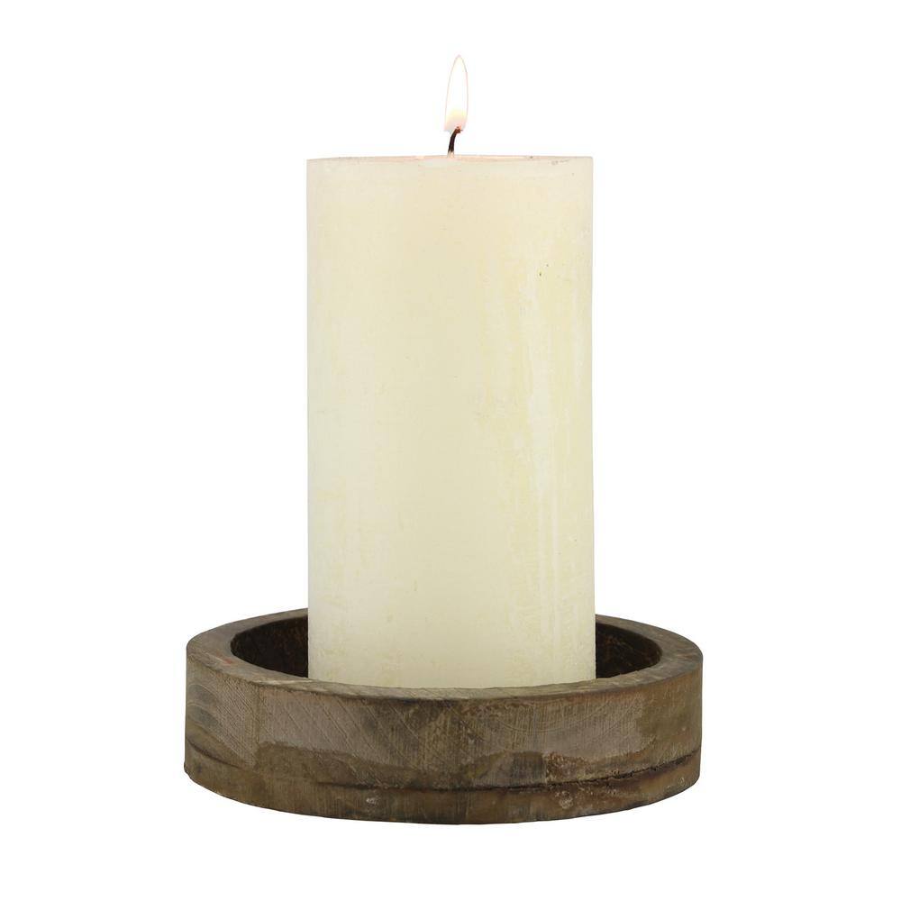 Tan Stonebriar Candle Holder S 