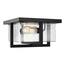 Generation Lighting Mitte 1-Light Midnight Matte Black Statement ...