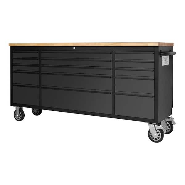 Husky Modular Tool Storage 52 in. W x 20 in. D Standard Duty Black