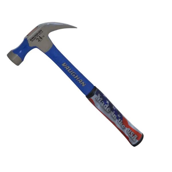 Vaughan 24 oz. Solid Carbon Steel Nail Hammer with 14 in. Handle