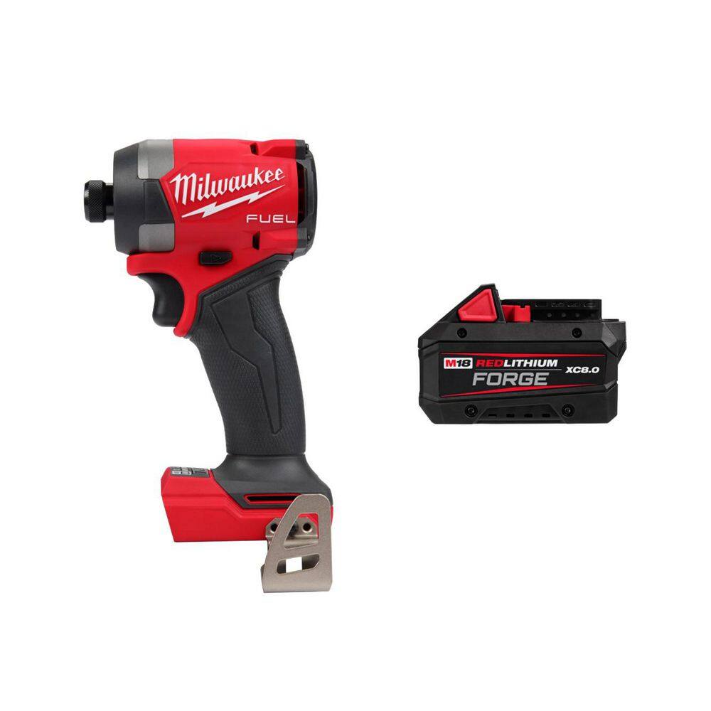 M18 FUEL 18V Lithium-Ion Brushless Cordless 1/4 in. Hex Impact Driver w/ 8.0 Ah Battery price history on PriceWatchPro