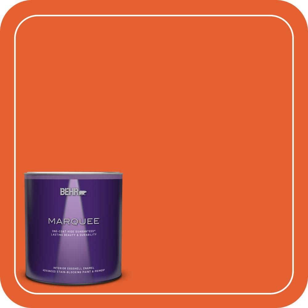 1 qt. #S-G-230 Startling Orange Eggshell Enamel Interior Paint & Primer price history on PriceWatchPro
