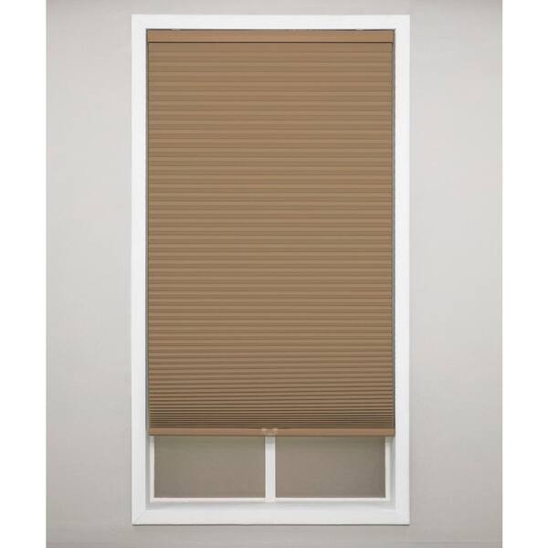 Eclipse Latte Cordless Blackout Polyester Cellular Shades - 43.5 in. W x 72 in. L