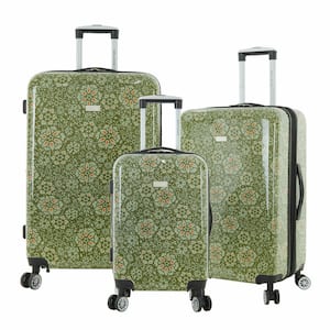 3-Piece Exp. Rolling Hardside Luggage Set with 8-Wheel Spinners