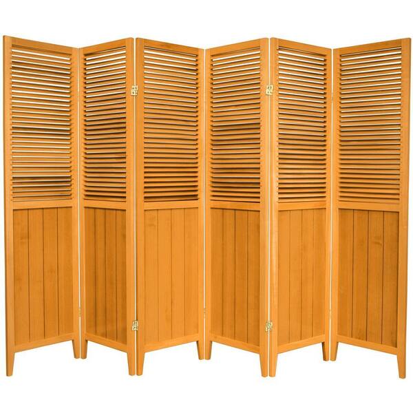 RED LANTERN 6 ft. Honey 6-Panel Room Divider BEAD-HON-6P - The Home Depot