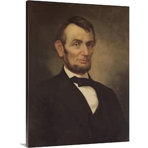 "Abraham Lincoln, 1888" by Bridgeman Art Library Canvas Wall Art