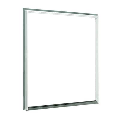 70-1/2 in. x 79-1/2 in. 200 Series White Right-Hand Perma-Shield Gliding Patio Door with White Interior, Frame Kit