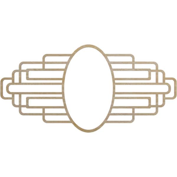 Ekena Millwork 0.25 in. x 30 in. x 15 in. Wood (Birch) Medallion Moulding