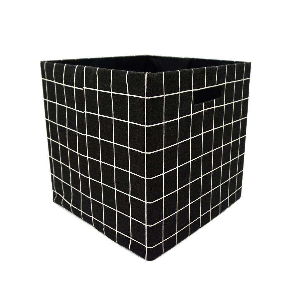 Handcrafted 4 Home 12 in. H x 12 in. W x 12 in. D Black and White