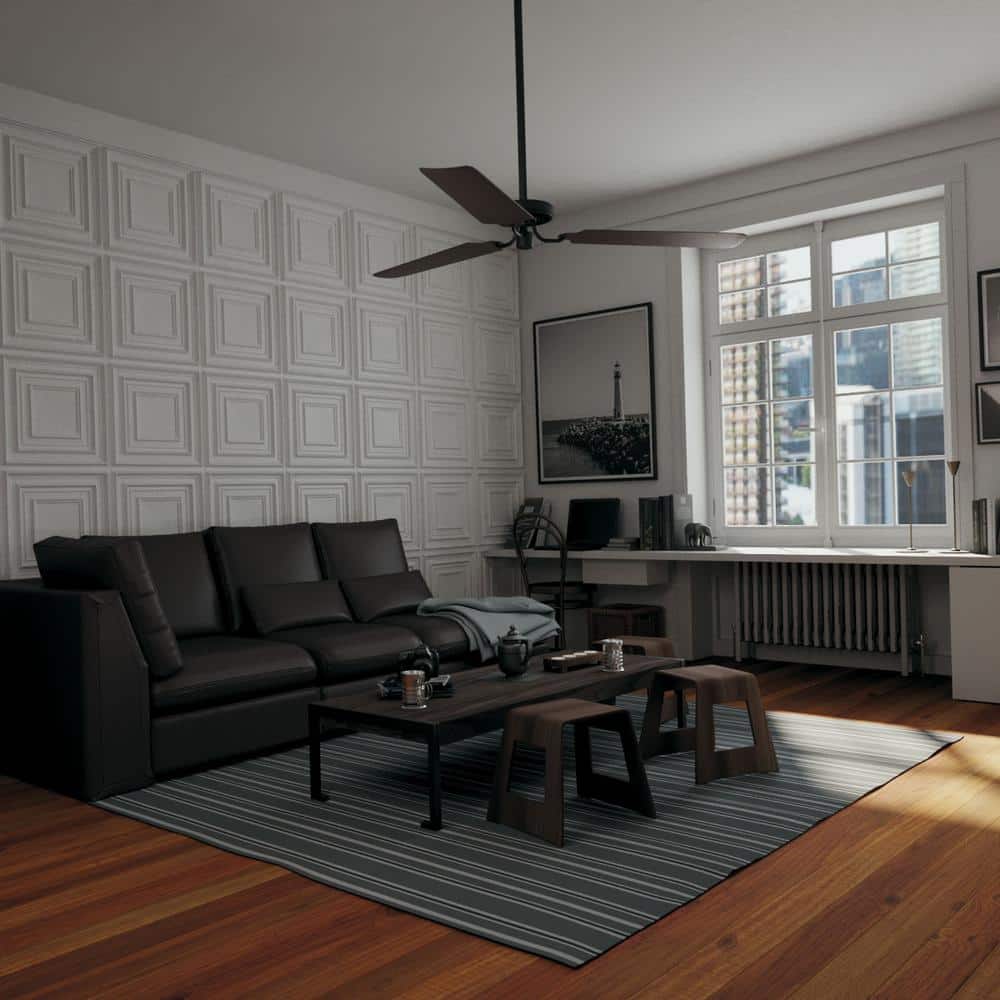 White Textured 3D PVC Decorative Wall Panels Set