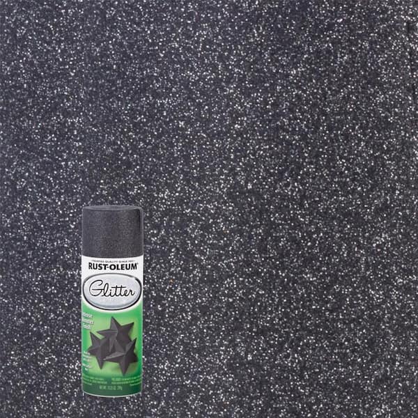 Rust-Oleum Specialty 10.25 oz. Midnight Black Glitter Spray Paint (6-Pack)