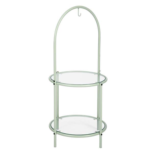 plant stand glass top