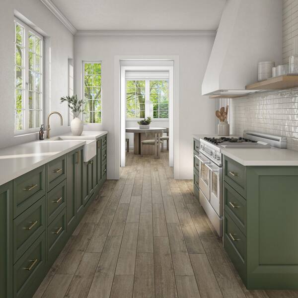 American Estates Suede 6 in. x 48 in. Matte Color Body Porcelain Floor and Wall Tile (15.12 sq. ft. / case)