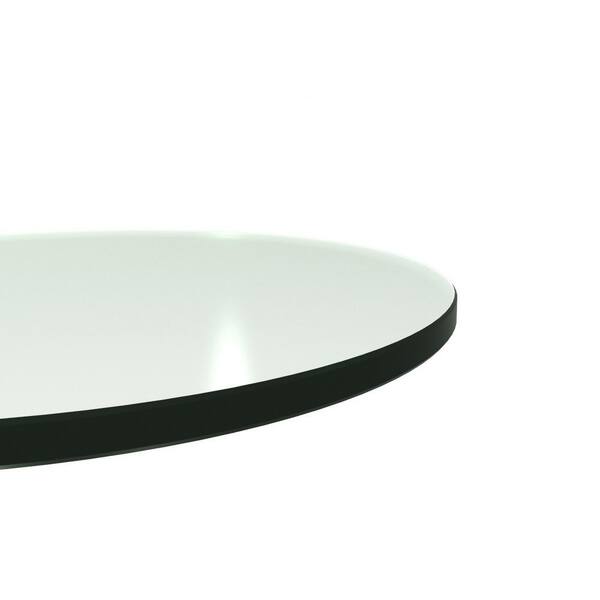 42 inch round store glass patio table