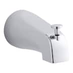 Coralais Diverter Bath Spout with NPT Connection in Polished Chrome