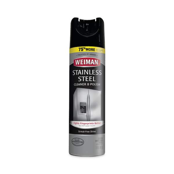 Weiman 17 oz. Aerosol Stainless Steel Cleaner and Polish (6/Carton)