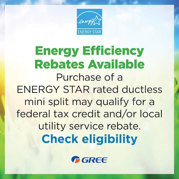 Vireo R32 Smart Home 1-Zone 12,000-BTU 1 -on 24.5 SEER2 Energy Star Inverter Ductless Mini Split 230-Volt