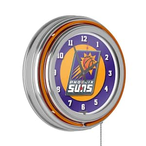 Dallas Mavericks Blue Fade Lighted Analog Neon Clock