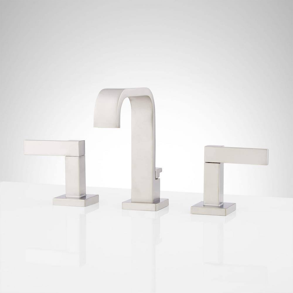 SIGNATURE HARDWARE Rigi 8 in. Widespread 1.2 GPM Double Handle Bathroom