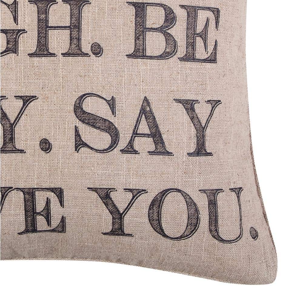 Santa Fe Tan Cotton Embroidered Throw Pillow Set