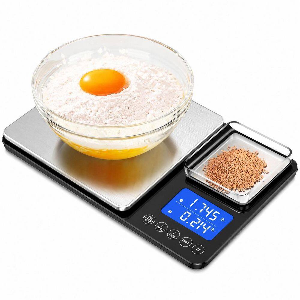 Dual Platform Digital Food Scale 0.001oz/33lbs High Precision for Baking Cooking 7 Units Tare Accumulation LCD price history on PriceWatchPro