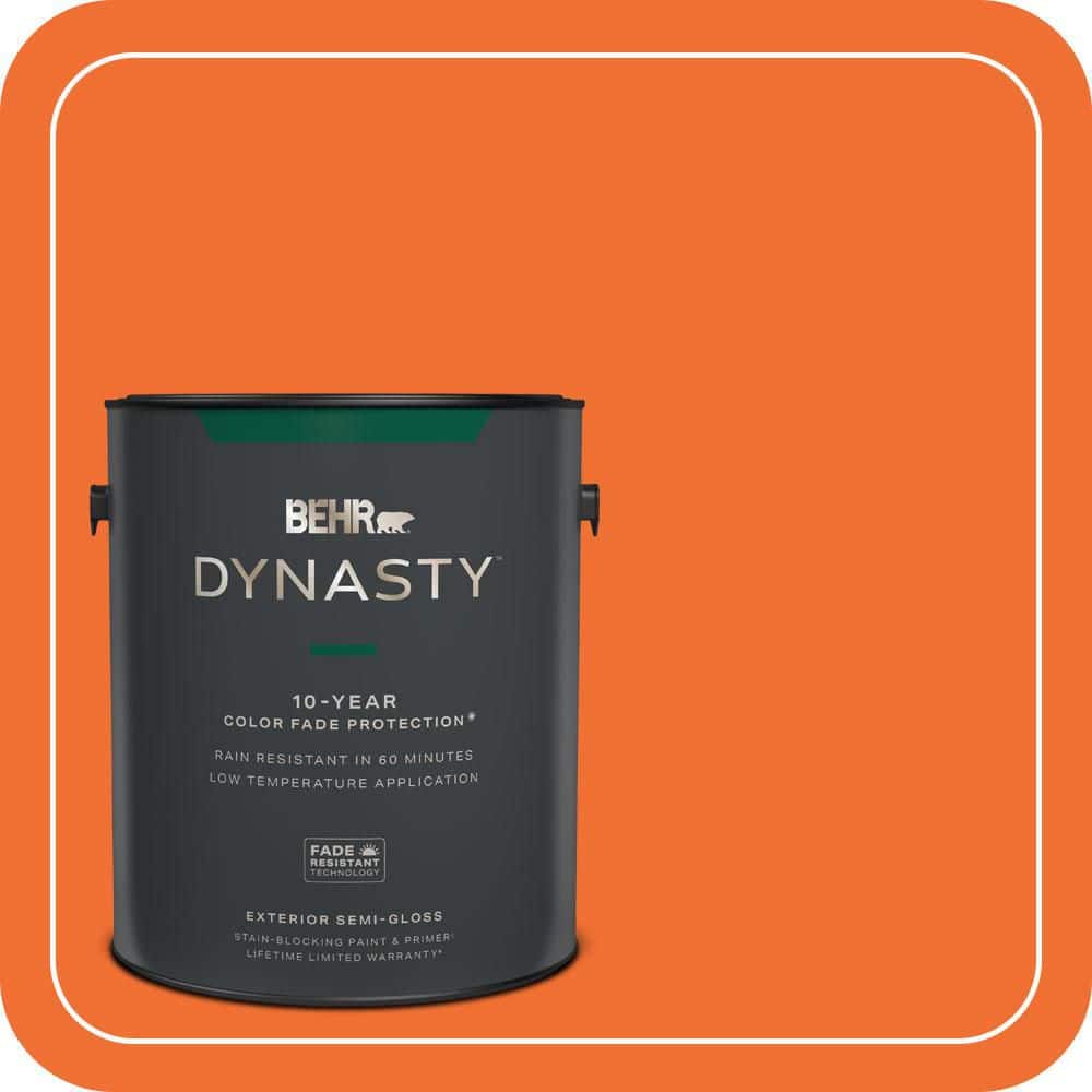 1 gal. #S-G-240 Dragon Fire Semi-Gloss Exterior Stain-Blocking Paint & Primer price history on PriceWatchPro