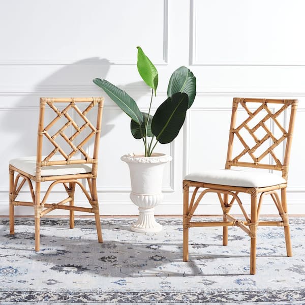 Bhumi Honey Brown Wash Arm Chair Set of 2